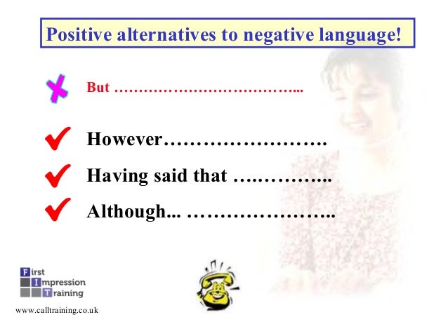 Positive Alternatives To Everyday Negative Language Positive Alternatives To Everyday Negative Language