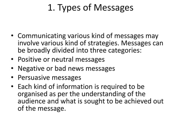 positive and negative messages.ppt bussiness communication | PPT ...