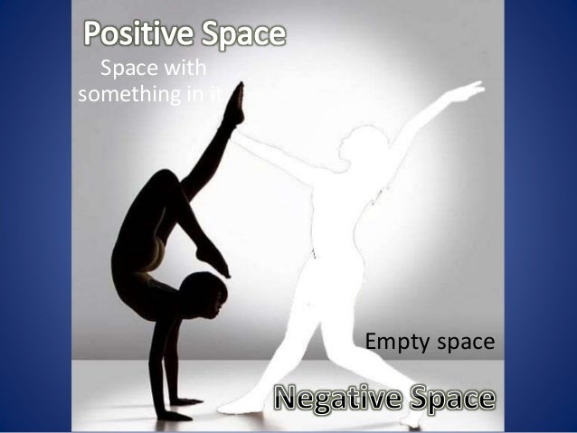 positive and negative space definition