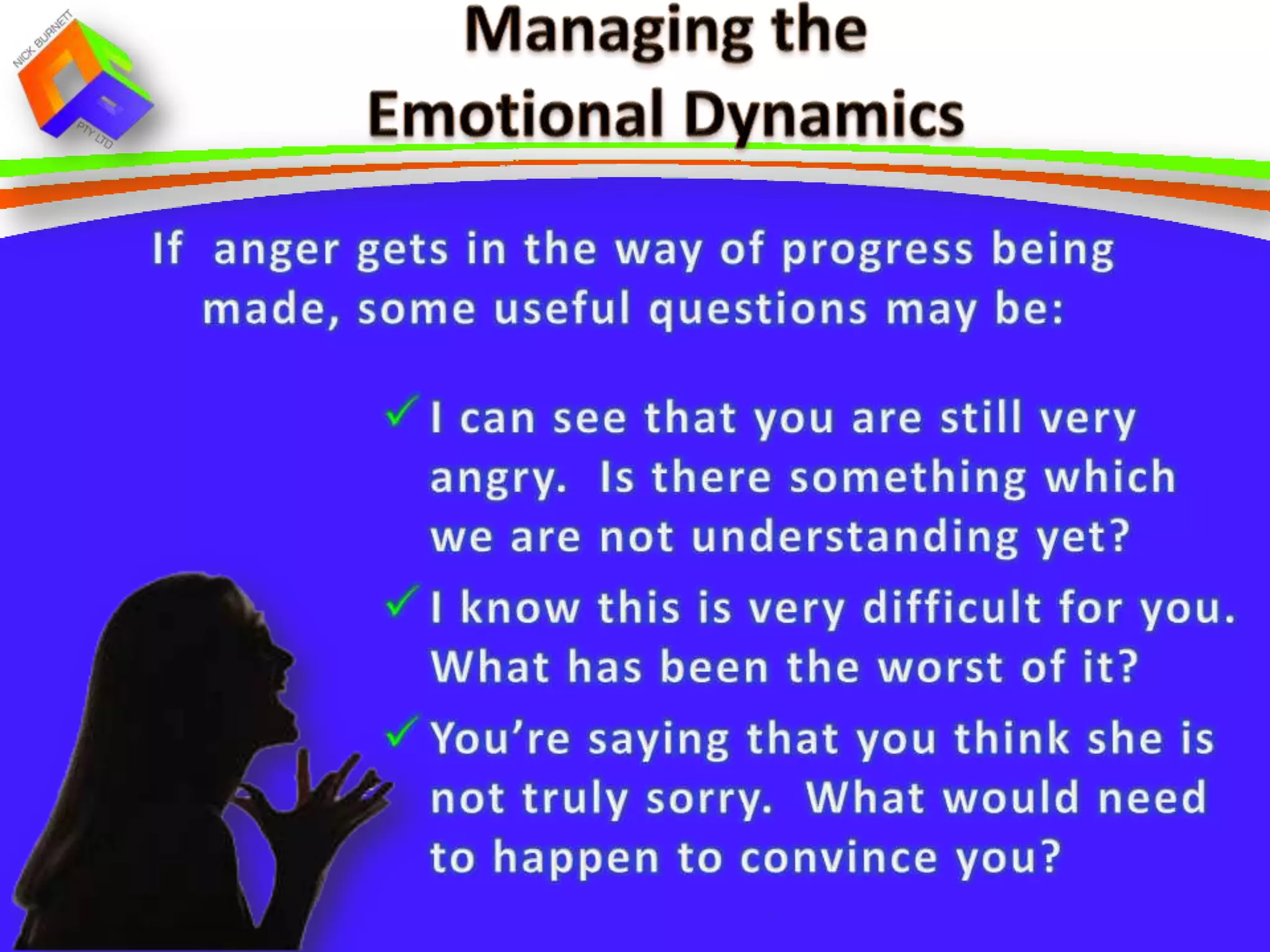 Being understood is very powerful

When understanding happens & those who did ‘it’
 accept responsibility for their behaviour & are
genuinely remorseful, forgiveness & reconnection
               become possible
 