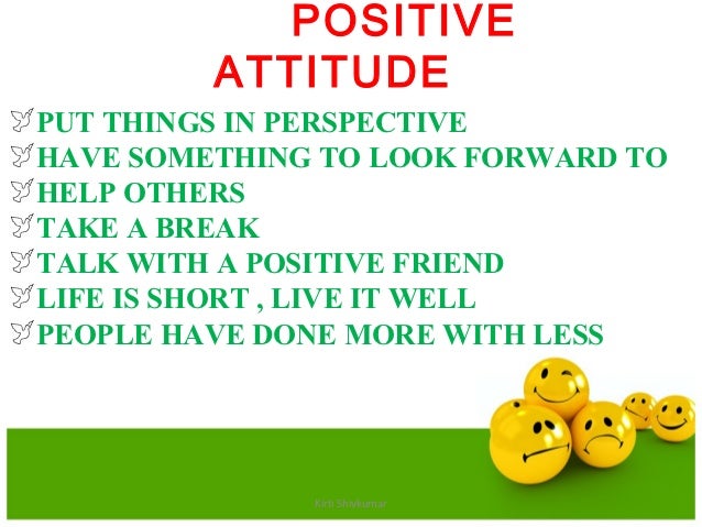 How To Have Positive Attitude