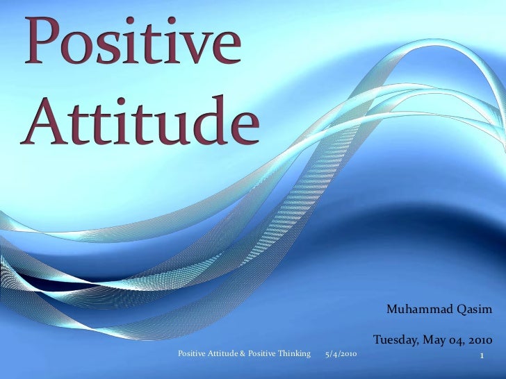 Positive attitude ppt
