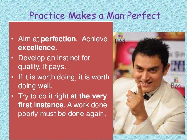 essay on practice makes a man perfect