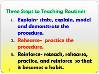 Why behavior problems occur…Bored or frustratedwith academic materials.Students see no relevance for work.Work is too challenging.