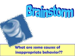 The most widespread management procedure used in classrooms is…