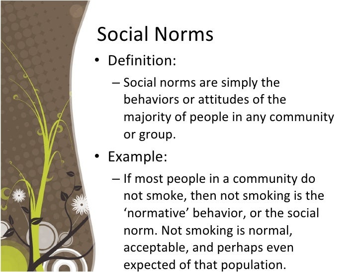 Positive Community Norms