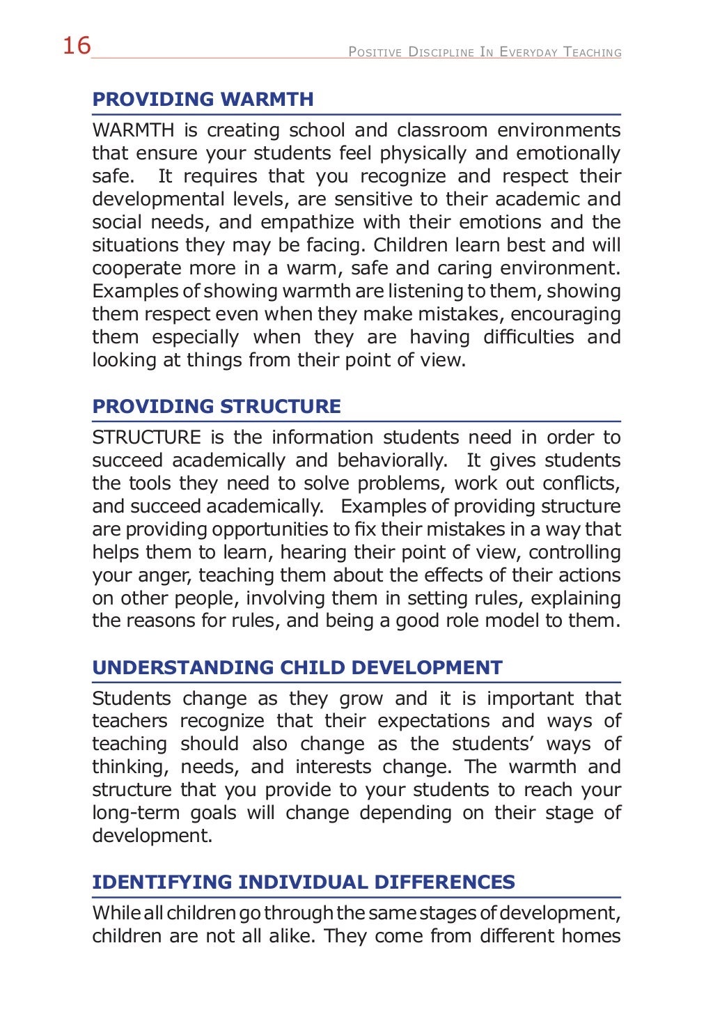 Positive Discipline In Everyday Teaching A Primer For Filipino Teac 