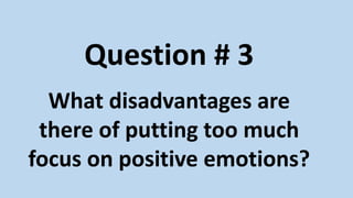Positive emotions | PDF