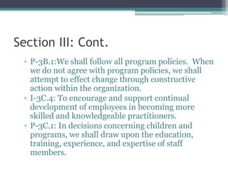 Positive Guidance & NAEYC Code of Ethics Presentation | PPTX