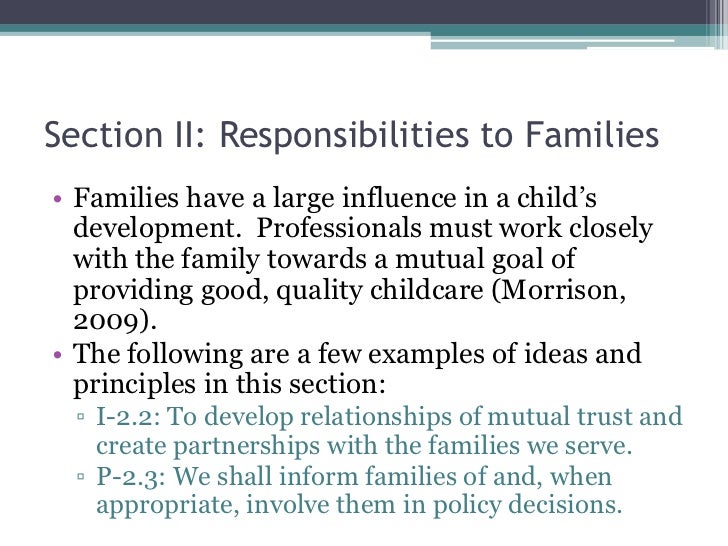 Positive Guidance & NAEYC Code of Ethics Presentation