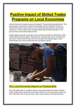 Positive Impact of Skilled Trades Programs on Local Economies.pdf