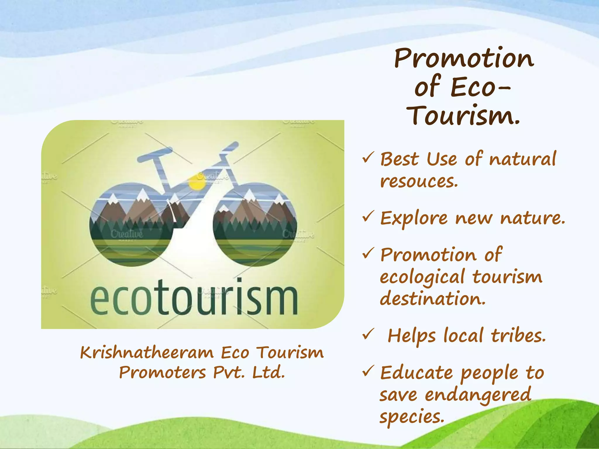 Positive impacts of tourism | PPTX