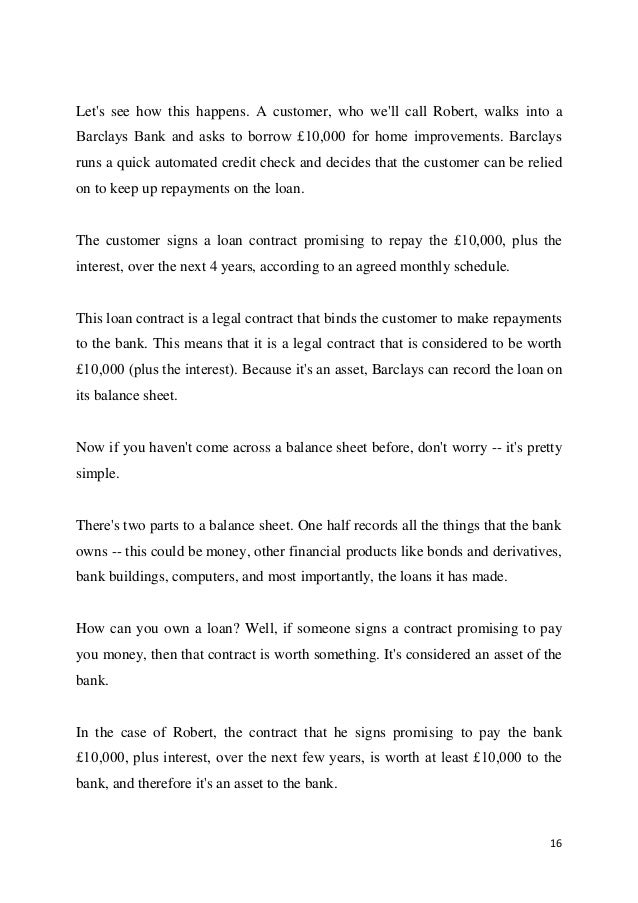 Positive Money Banking 101