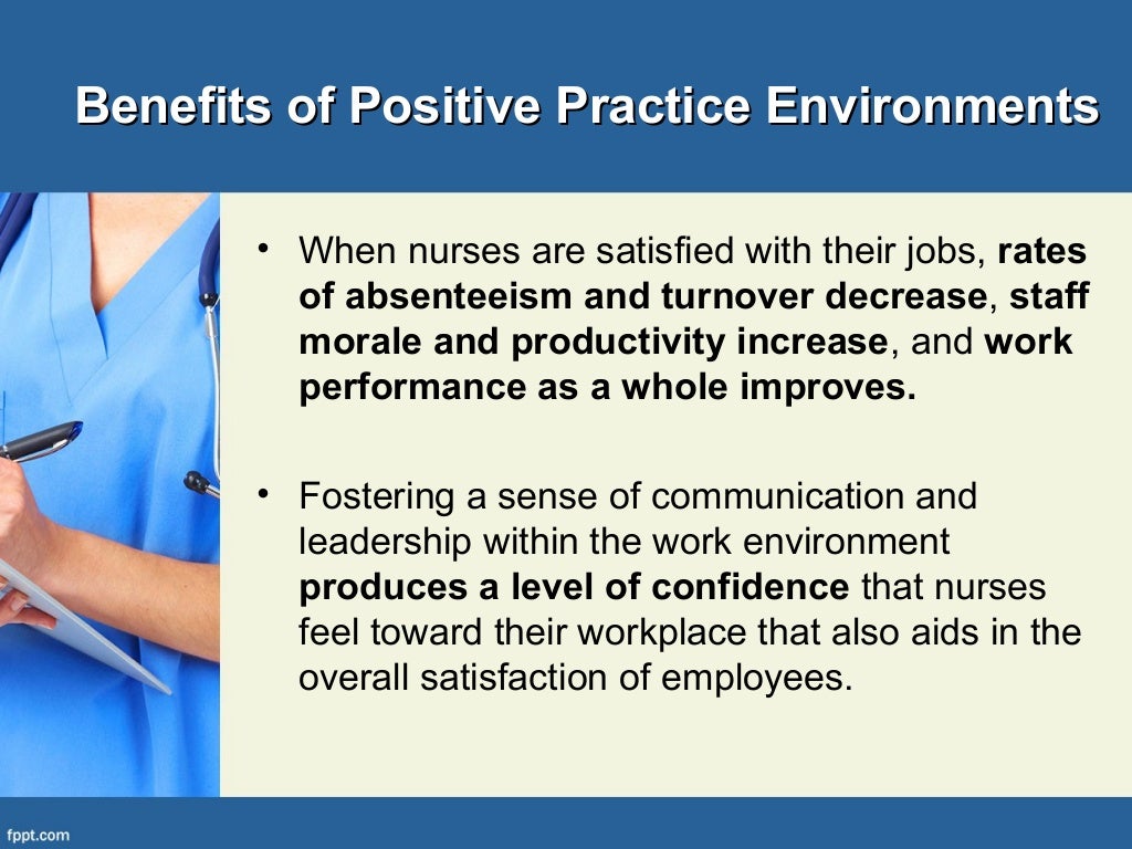 Positive Practice Environment For Nurses