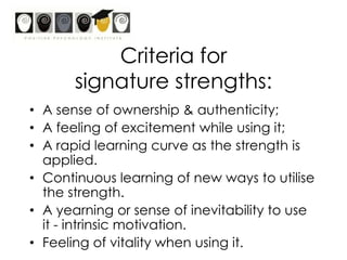 AI is regarded as a positive, strength-based operational approach to change, learning and development(Gordon 2008)