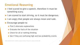 Reasoning Talk Developing Positive Self-Talk for Confidence and Self Esteem | PPTX