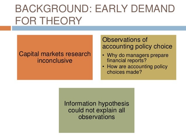 a positive theory of accounting policy Positive accounting theory tries to make good predictions of real world events and translate o actions such as which accounting policies firms will choose. a positive theory of accounting policy Positive accounting theory tries to make good predictions of real world events and translate o actions such as which accounting policies firms will choose.