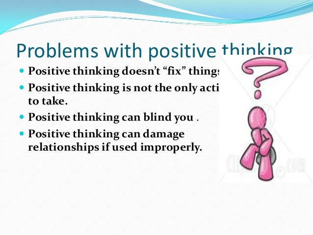 The power of positive thinking essay