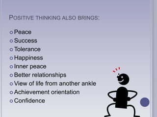 Positive thinking | PPTX