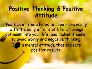 Positive Mindset: How to Develop it in School