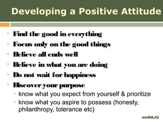 Positive Thinking for Teachers