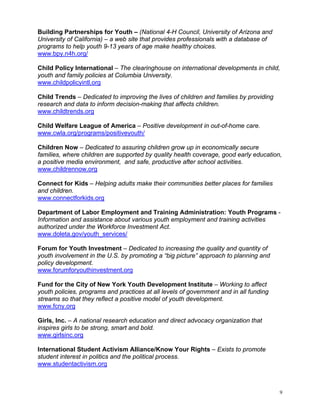 Positive youth development | PDF