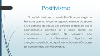 Positivismo | PPTX