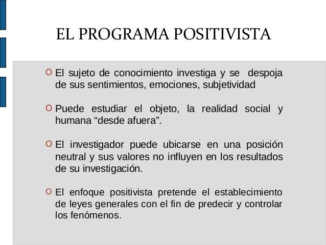 El Positivismo