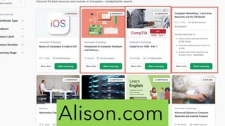 Alison.com
 