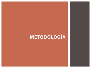 METODOLOGÍA
 