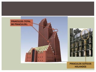 PINACULOS (TOTAL
86 PINACULOS).
PINACULOS GOTICOS
HOLANDES
 