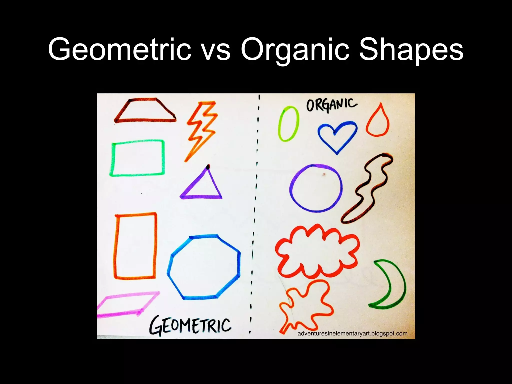Geometric vs Organic Shapes 
 