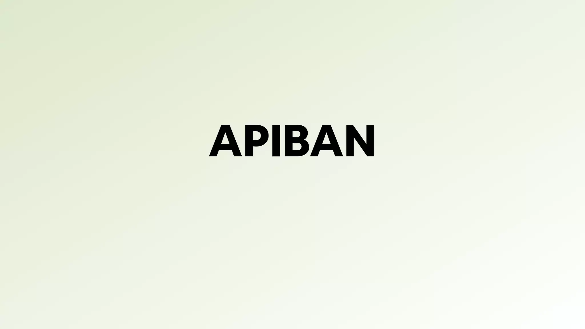 APIBAN
 