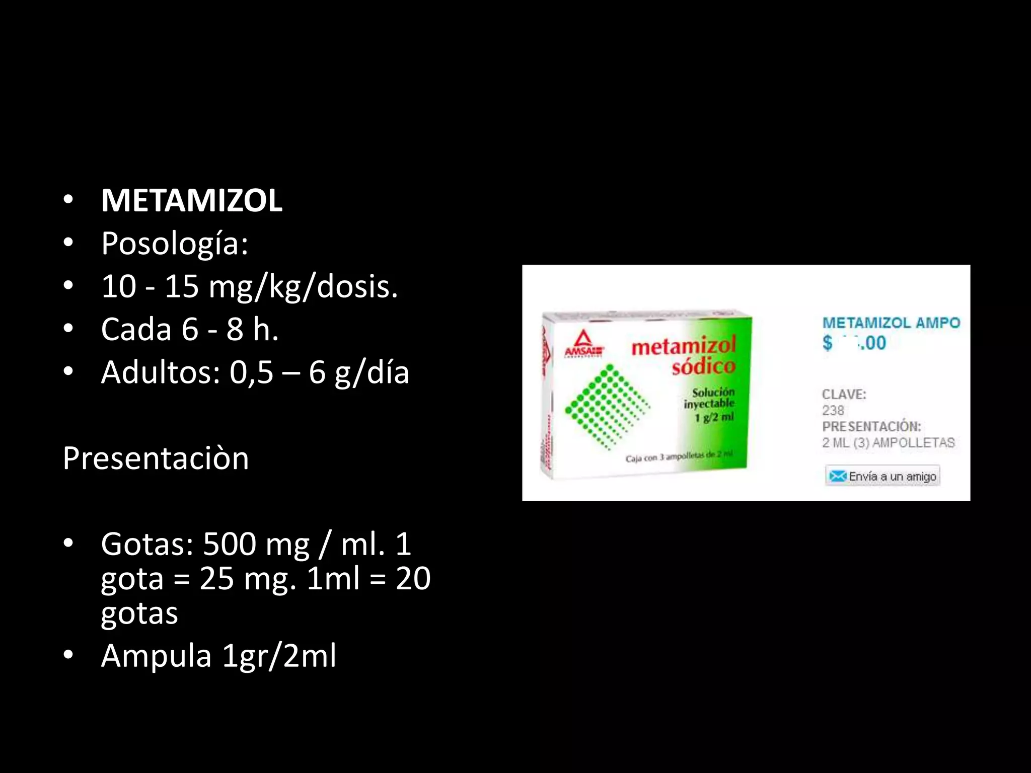 Posologia pediatrica