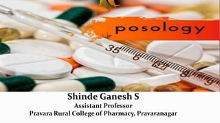 Shinde Ganesh S
Assistant Professor
Pravara Rural College of Pharmacy, Pravaranagar
 