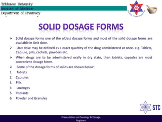 Posology and dosage regimen | PPT