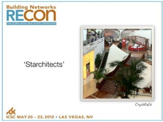 ‘Starchitects’
Crystals!