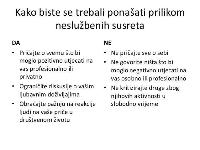Kako pozdraviti nekoga na mjestu upoznavanja