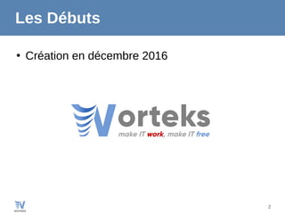 2
Les Débuts
●
Création en décembre 2016
 