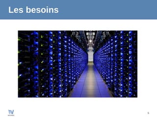 6
Les besoins
 