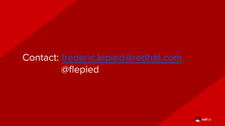 Contact: frederic.lepied@redhat.com
@flepied
 