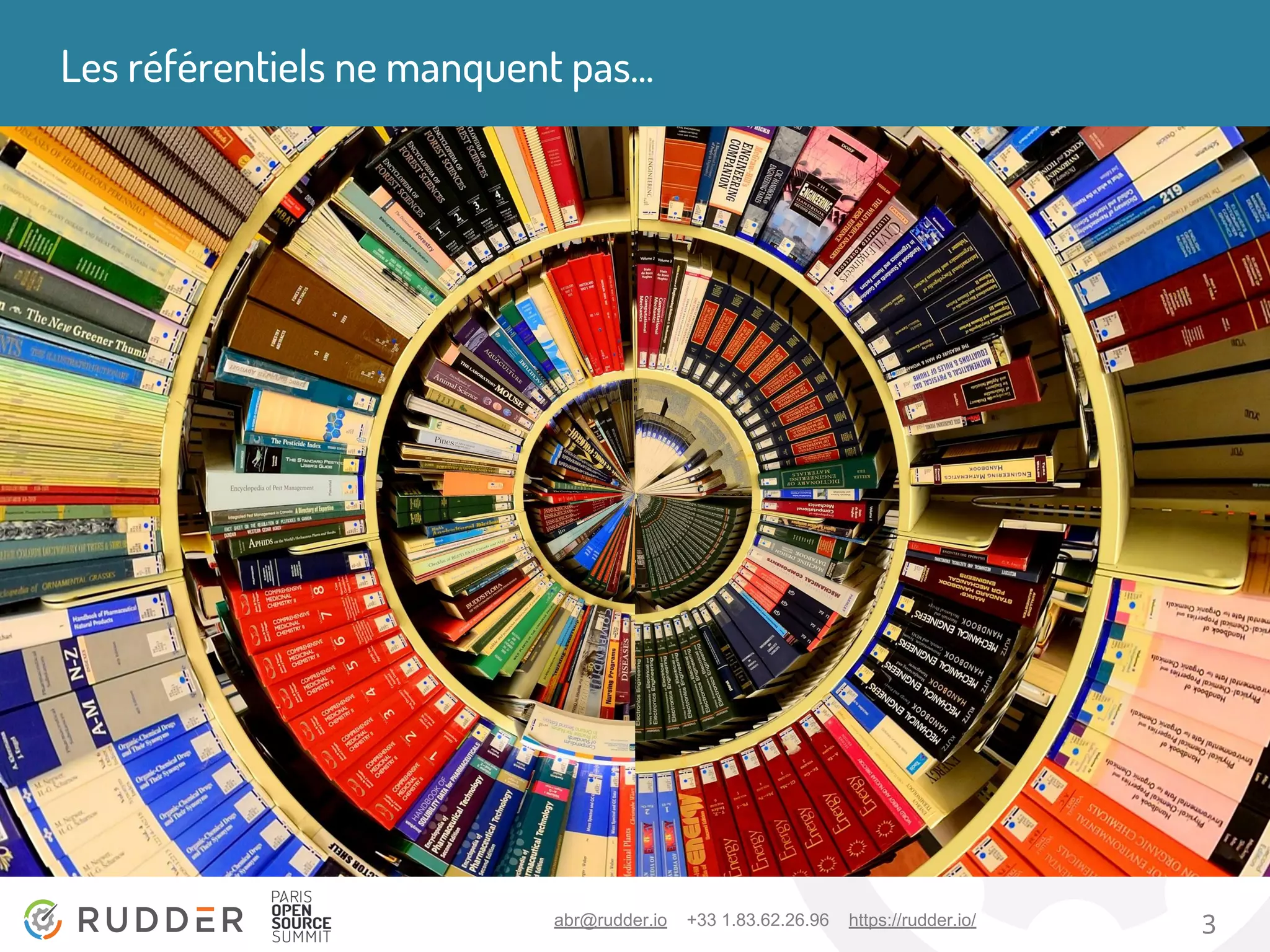 abr@rudder.io +33 1.83.62.26.96 https://rudder.io/ 3
Les référentiels ne manquent pas...
 