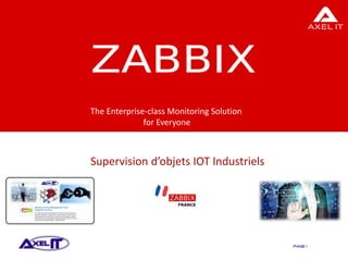 Page 1
The Enterprise-class Monitoring Solution
for Everyone
Supervision d’objets IOT Industriels
 