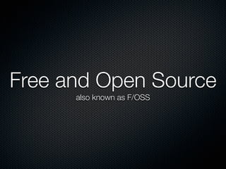 POSSCON - Enterprise Open Source