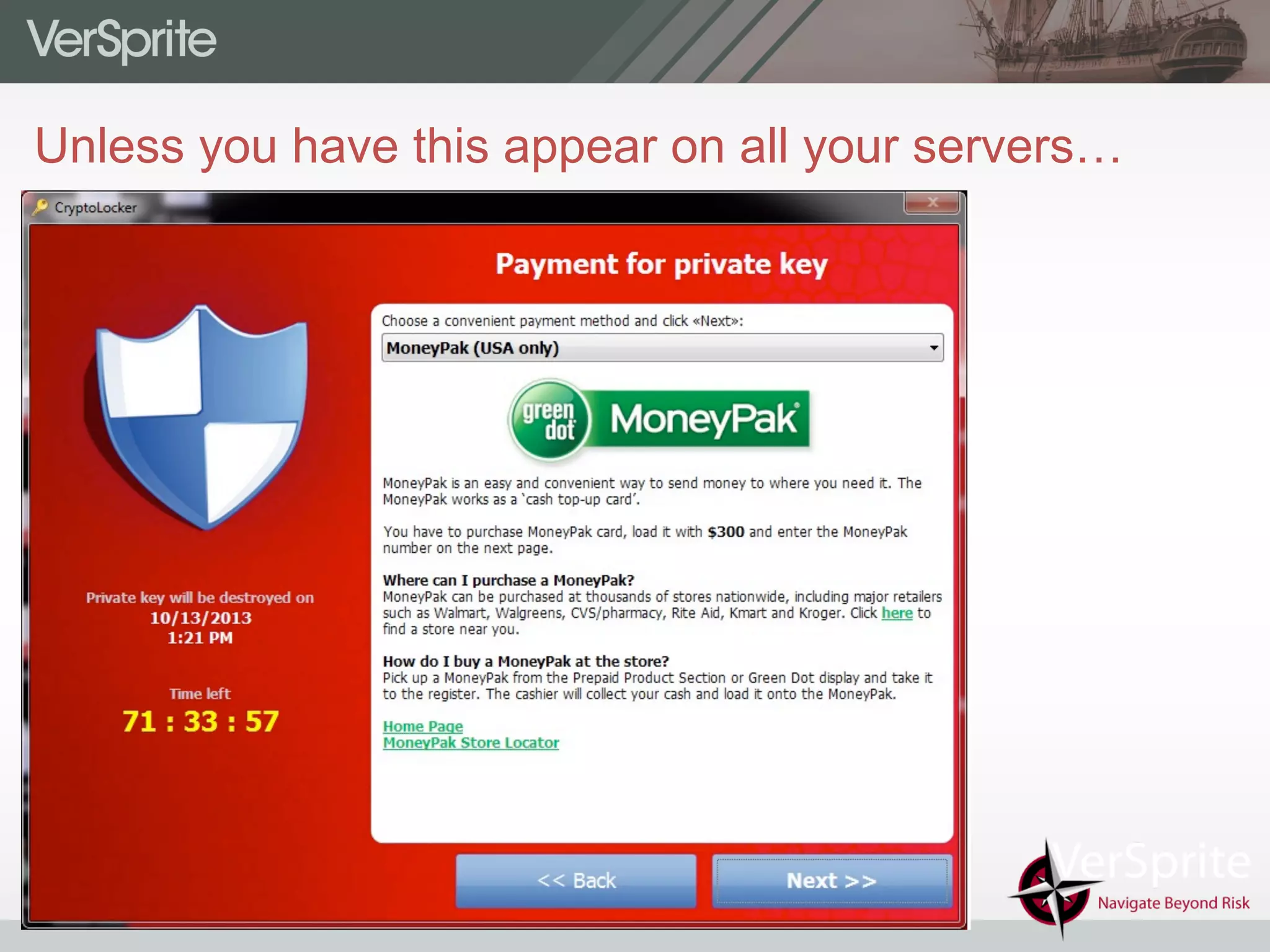 Unless you have this appear on all your servers…
 