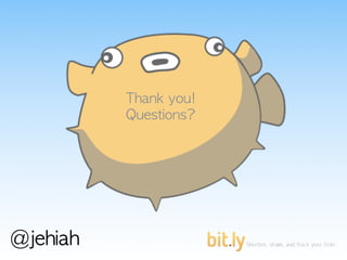 Data Processing @ bit.ly - Posscon 2011