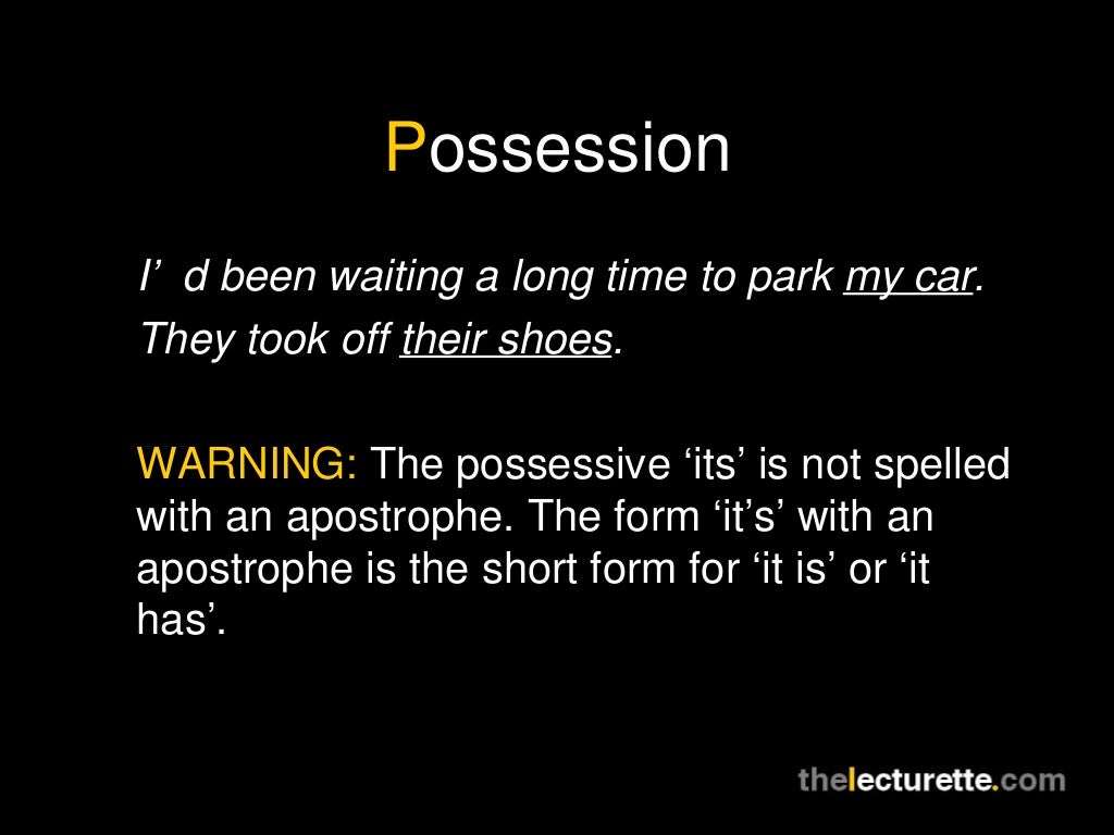 Possession
