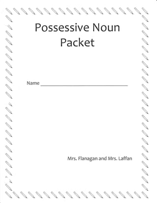 Possessive nouns-multiple-ws