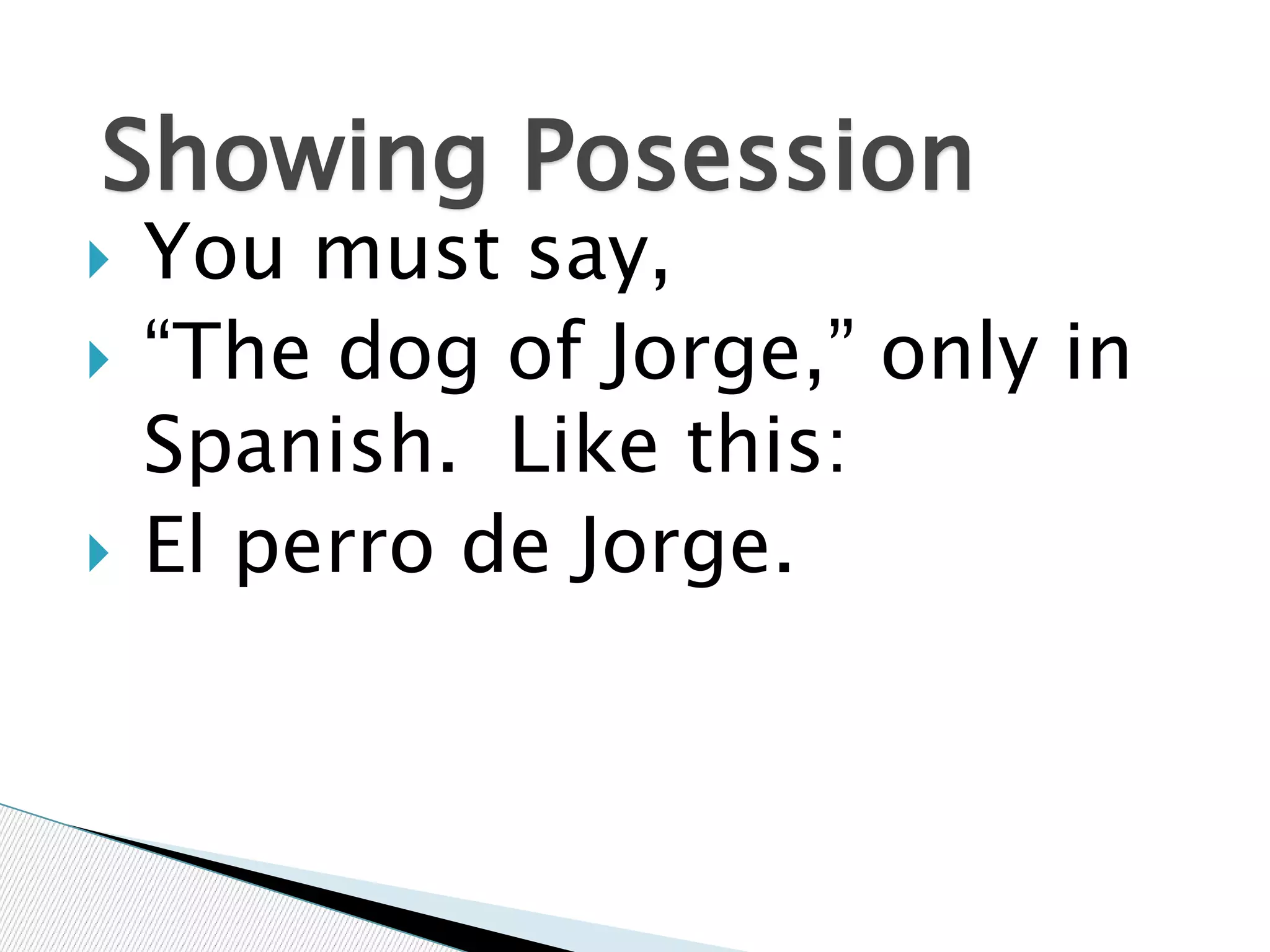 Possessive Adjectives PPT possessive-adjectives-ppt