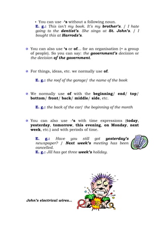 Else's Comprehensive Guide to Using the English Possessive Case Correctly | DOC